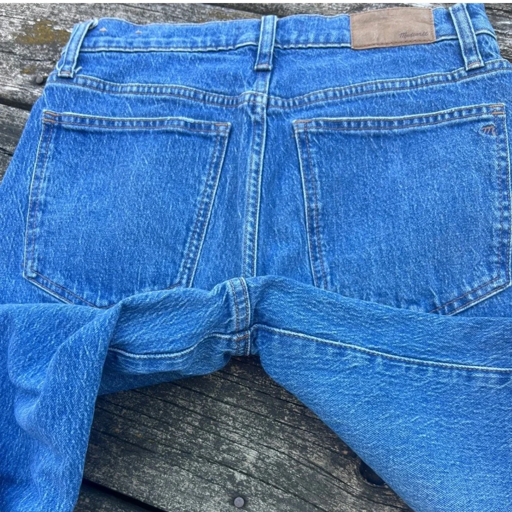 Madewell Perfect Vintage Wide-Leg Crop Jeans Womens 28 Blue NJ189 DM6503